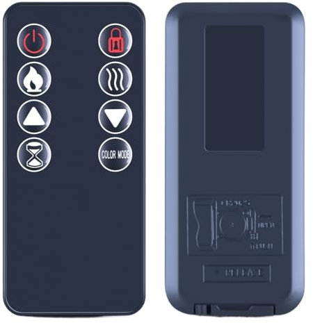 TNNBNT Remote control for Various homedex U-MAX dimplex glitzhome DANReLaX JINLLY Electric Fireplace Heater
