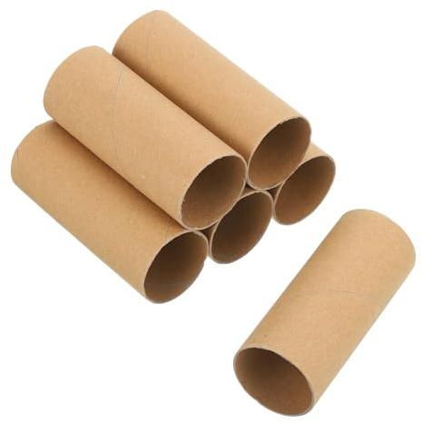 QUARKZMAN 6 Rotoli Di Cartone Rotoli Di Cartone 3.94x1.58 Pollici Marrone