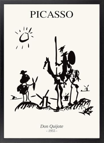 Fine Artic Cuadro Don Quijote - Poster de Picasso con Marco