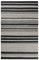 Esprit Home I Handweb Kurzflor Teppich/Läufer aus Wolle für Wohnzimmer, Flur, Schlafzimmer I Hudson Kelim ESP-6113-01 | Schwarz Weiß | (130 x 190 cm)
