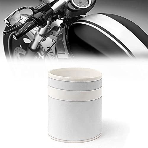 Strisce Adesive Moto Bike Racing Stripe 2 Fili, Bianco, 12 cm x 2 m