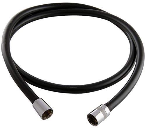 PaulGurkes Brauseschlauch Drehkonus 150cm Duschschlauch matt schwarz Kunststoff 1,5m