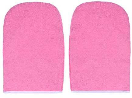 Lurrose 1 Paar Paraffinwachs Handschuhe Paraffin Badhandschuhe Mikrofaser weiche thermische Handschuhe für die Wachsbehandlung Wärmetherapie Spa