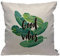 HGOD DESIGNS Kissenbezug Handfläche Blatt Banane Handfläche Blätter EIN The White Hintergrund Mit Tropisch Werk Kissenhülle Haus Dekorativ Für Wohnzimmer Schlafzimmer Sofa Stuhl Kissenbezüge 45X45cm