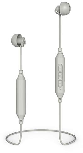 Thomson Bluetooth Kopfhörer Piccolino für Sport und unterwegs (In-Ear-Kopfhörer mit extrakleinen Ohrpolstern, Bluetooth Sportkopfhörer mit passiver Geräuschunterdrückung, Ultraleicht, kabellos) grau