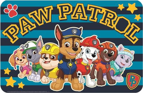 kompatibel mit Paw Patrol Tischunterlage Tischset Platzdeckchen Malunterlage 43 x 28 cm (Motiv 5)