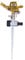 WANGCL 360 Grad Heavy Duty Impact Lawn Sprinkler Irrigation Sprayer Garden Sprinkler for Watering Plants Flowers Veggies