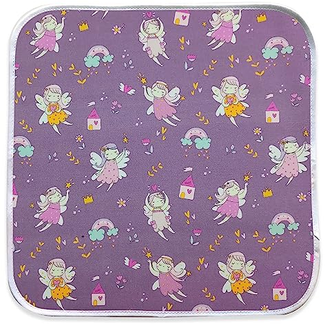 Panini Tessuti, Serviette aus reiner Baumwolle für Brei - Mittagessen - Snack im Kindergarten Größe 31 x 31 cm