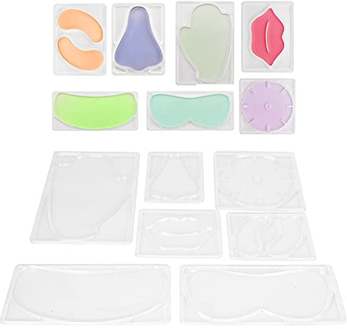 Gesichtsmasken Form 7 Arten, DIY Gesichtsmasken Maschine Lippenmaske Form Augenpads Form Nasenstrips Form Wiederverwendbare Gesichtsmasken Maschinen Zubehör