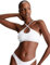 Calvin Klein Damen Bikini Oberteil Halter Bralette ohne Bügel, Weiß (Pvh Classic White), L