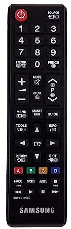 Aurabeam BN59-01199G Remote Control for Samsung TV TM1240A UE32J5205 UE32J5250 UE32J5270 UE32J5373 UE40J5200 UE40J5202 UE40J5205 UE40J5250 UE400J5U270 UA32J4303 (Original BN59-01199G)