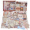 348 Pezzi Scrapbooking Kit Completo, TIE-DailyNec Vintage Adesivi Scrapbooking con Journaling, Cancelleria Aesthetic con Quaderno A6 e DIY Strumenti per Album Fotografici, Oggetti Decorativi (Marrone)