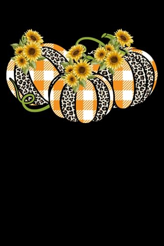 Leopard Plaid Pumpkin Thanksgiving Halloween Autumn Fall: Pilgrim Thanksgiving Turkey Meat | Dot Grid Journal, Notebook or Organizer | Notes, To-Dos, ... Task Checklist | 6x9 Inches 120 Pages