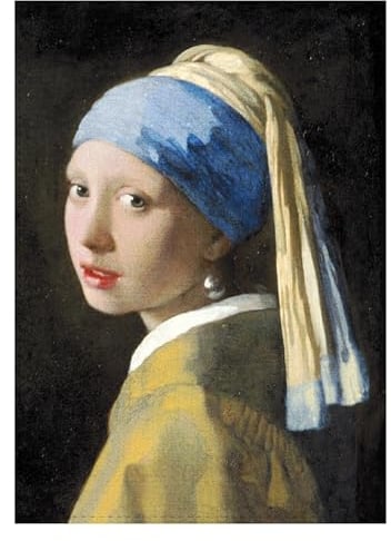 Museumeditions Lanzfeld - HTTW0013 - Geschirrtuch, Vermeer, Das Mädchen mit dem Perlenohrring, Baumwolle, 50cm x 70cm