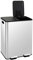 GiantexUK 2x30L Kitchen Pedal Bin, Stainless Steel Recycling Rubbish Can with Detachable Inner Buckets, Handles, Deodorant Boxes & Soft Close Lids, Double Step-on Waste Dustbin for Home (Silver)