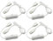 HUAZIZ 4 Pièces 1M, Blanche Rallonge USB avec Interrupteur, Câble USB Mâle à Femelle avec Interrupteur, Convient pour Lampe de Bureau LED, Ventilateur USB