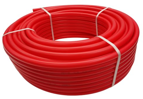 PreAsion 3/4*300ft Pex Pipe Tubing EVOH Oxygen Barrier Radiant Floor Heating Pipe Water Tubes for Hydronic Radiant Floor Heating System