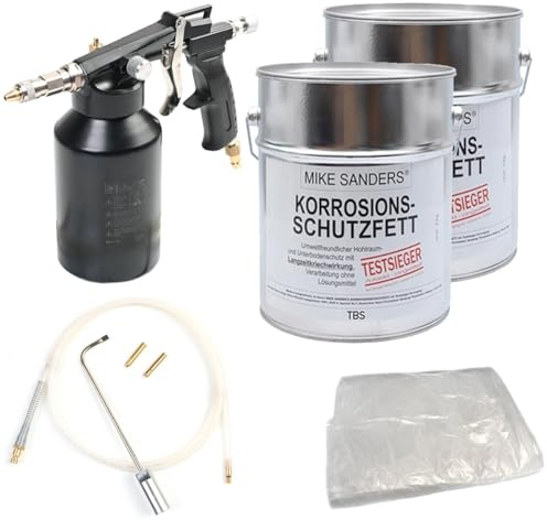 Druckbecherpistole TBS 222 + 2x Mike Sanders 4kg + Folie