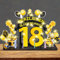 Charfia 18.Geburtstag Mädchen Junge, LED Geldgeschenke Geburtstag Geschenke 18 Geburtstag Geschenk 18 Geburtstag Mädchen, Holz Schild Gästebuch 18 Geburtstag Deko Geschenke zum 18 Geburtstag Mädchen