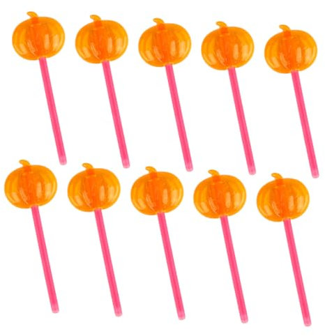 WOONEKY 10st Kürbis-leuchtstäbe Leuchtstab Für Halloween Halloween-leuchtstäbe Notlichtstäbe Leichter Leuchtstab Weihnachtsleuchtstäbe Leuchtstäbe Partyartikel Camping Leuchtstäbe Sport