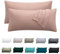 Nesture Kissenbezug 30 x 50 2er Set - kopfkissenbezug 30x50 cm Rosa, 100% Mikrofaser kissenbezüge mit Reißverschluss, Weich und Bügelfrei