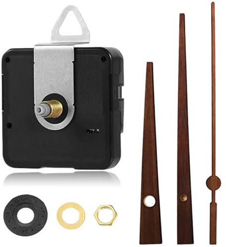 Suction Clock Mechanism Battery Powered With Hands Kit - Quartz Replacement for Wall Clock Repair DIY - Silent
