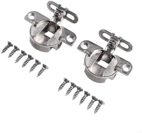 Bisagras de armario para reparación de muebles, material de aleación de zinc texturizado, diámetro de copa de 35 mm
