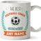 MUGFFINS Football Coach Mug - in English - World's Best - with Doodle - Funny Gift for Colleagues - Ceramic 11oz Mug