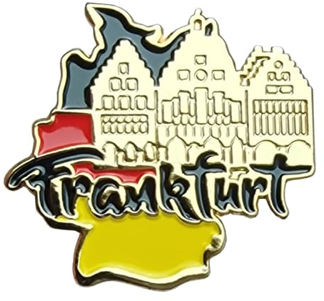 Pin Frankfurt - Frankfurter Römer - Deutschland Germany - Anstecker - Souvenir 28 x 25 mm