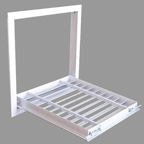 Cubierta de ventilación metálica rectangular, Cubierta del panel de acceso/ventilación con puerta extraíble, rejilla de retorno con rejillas, cubiertas de filtros for campana de ventilación, rejillas