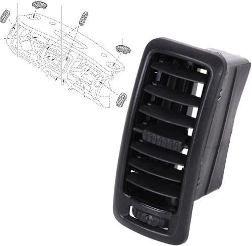 INLY Mittelkonsole Lüftungsgitter Luftdüse Lüftung Klimatisierung Luftauslassgitter Klimadiffusor kompatibel mit Trafic Vivaro Primastar (2001-2014) 93160688 9857282220 7701054458 6882000QAA 4411484
