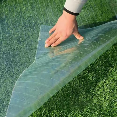 GQZJY Rouleau De Toiture en Polycarbonate Feuilles De Toiture en Plastique Résistantes Aux UV Film De Serre pour Jardinage Abri De Voiture Agriculture Facile À Couper(Size:0.5 * 4m,Color:0.8mm)
