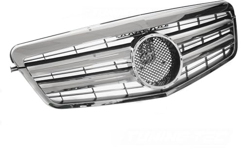 Sportgrill Kühlergrill für Mercedes E-Klasse W212 S212 2009-2013 Chrom