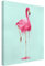 Leinwandbild Jonas Loose - Bild auf Leinwand Schmelzender Flamingo 100 x 75 cm