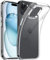 Captor Coque Transparente pour iPhone 15, TPU en Silicone Souple et Mince, Protection complète avec Bord relevé pour écran et Appareil Photo