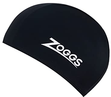 Zoggs Stretch-Kappe Badekappe, Schwarz, Einheitsgröße
