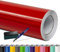 Folindo® Autofolie Rot Glanz (23€/m²) - 50 x 152 cm - Selbstklebende Car Wrapping Folie mit Luftkanälen - inkl. Rakel & Cutter - Blasenfreie Auto Folierung - Hochwertige Vinylfolie