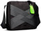 Zwei Sportliche Unisex Umhängetasche Alex AL100 Damen Herren & Teenager Tasche modernes cooles Design wasserabweisend (black)