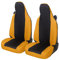 Auto Accessori Lupex Coprisedili auto compatibili con Smart fortwo, 450 451 e 453, 1 2 3 Serie, Tessuto Policotone (Nero - Giallo)