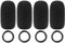 SOULWIT Ersatz Mikrofon Abdeckung für Bose Aviation X A10/A20/A30 Headset, Mikrofon Schwammfilter 4er-Pack Schaumstoffabdeckung Windschutz