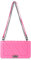 Ausing Gesteppte Umhängetaschen für Damen kleine weiche Handtaschen veganes Leder Clutches elegant Rosa