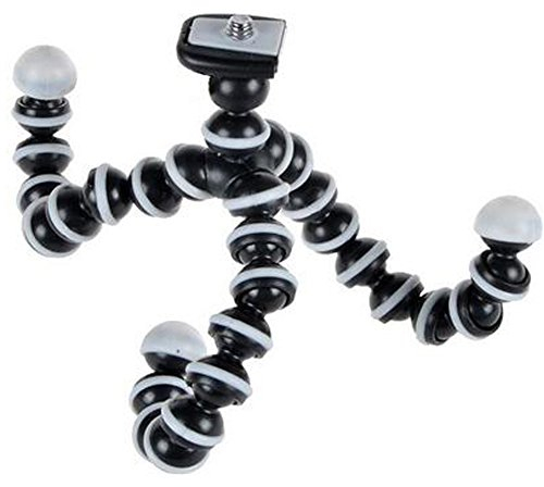 Octopus Camera Tripod, Walway Flexible Cell Phone Holder Stand Selfie Stick with Quick-Release Plate for Smartphone/Camera/GoPro/Action Camera/DSLR