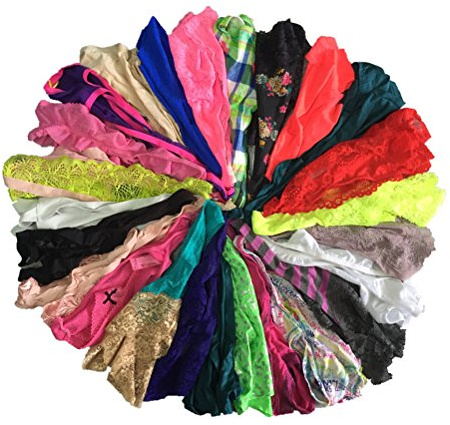 EMBEK Women¡¯s Underwear Assorted Pack of 12 G-Strings T-Backs Lace Thongs Sexy Panties(XS)