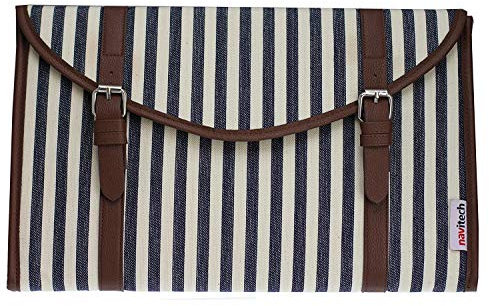 Navitech Canvas Fabric Style Laptop Sleeve Bag Case Cover Compatible with The ASUS TUF Gaming FX 505DY 15.6