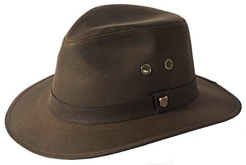 Failsworth Millinery Wax Drifter Fedora (Latest Version) - Brown, Large (59cm)