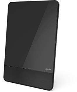 Hama Zimmerantenne, Performance 45, flach, aktiv, Schwarz TV/FM/DVB-T Antenne