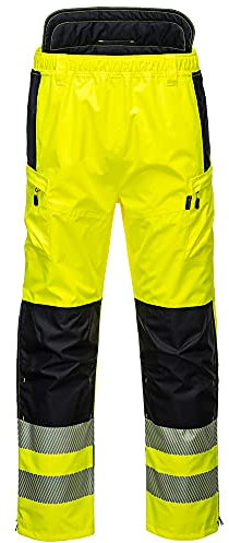 Portwest PW3 Hi-Vis Extreme Trouser, Size: M, Colour: Yellow/Black, PW342YBRM