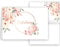 Klasse 10x Einladungskarten Rosen Aquarell mit Umschlägen Klappkarten Einladung Party Geburtstag Umschläge elegant Hochzeit Jubileum 20 30 40 50 60 70 80, weiß Rosa