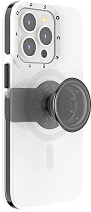 PopSockets iPhone 13 Pro Case with Phone Grip and Slide, Phone Case for iPhone 13 Pro - White