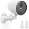 UYODM 2 Pack Wall Mount Holder for SimpliSafe Outdoor Security Camera, 360°Rotation Security Bracket with 1/4 Screw Thread , Camera Not Included (White)